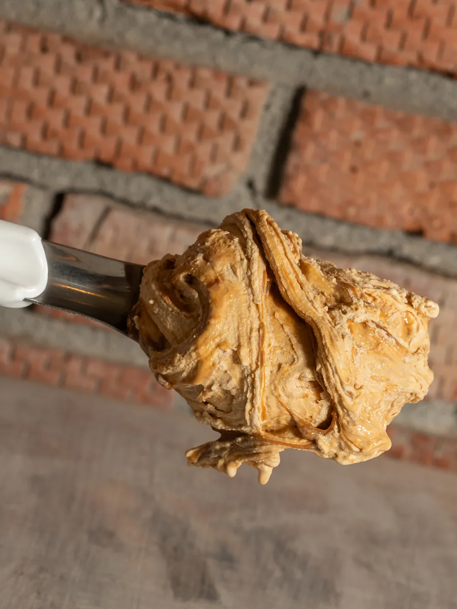 Înghețată caramel sărat
